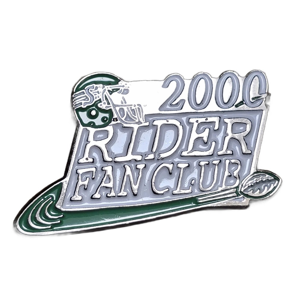 2000 Rider Fan Club Saskatchewan Football Team Lapel Vest Hat Pin G21